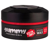 Gummy hair wax